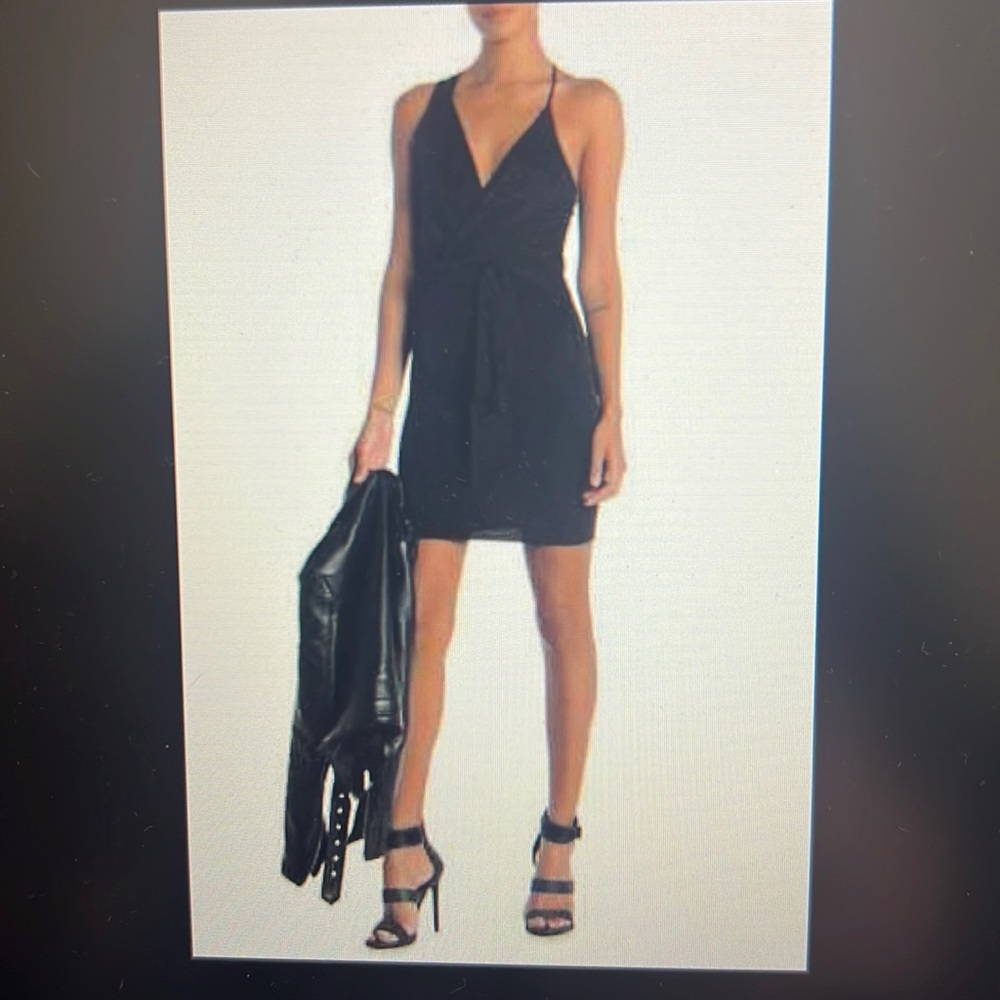 Ooberswank Black Cocktail Dress Large
